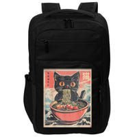 Cat Ramen Japanese Funny Graphic Tees Kawaii Cat Anime Gifts Impact Tech Backpack