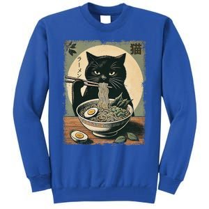 Cat Ramen Japanese Tall Sweatshirt