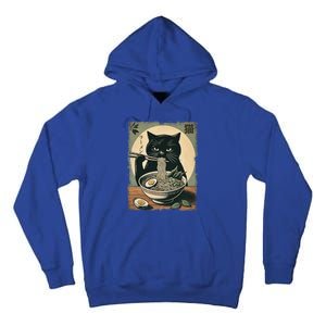 Cat Ramen Japanese Tall Hoodie