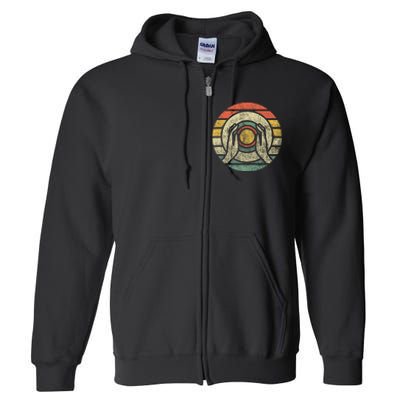 Ceramic Retro Kiln Pottery Full Zip Hoodie