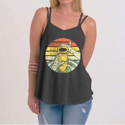 Ceramic Retro Kiln Pottery Women's Strappy Tank