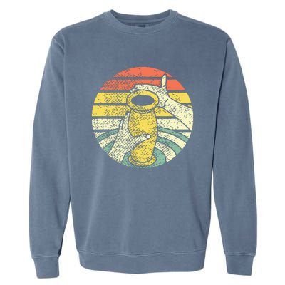 Ceramic Retro Kiln Pottery Garment-Dyed Sweatshirt