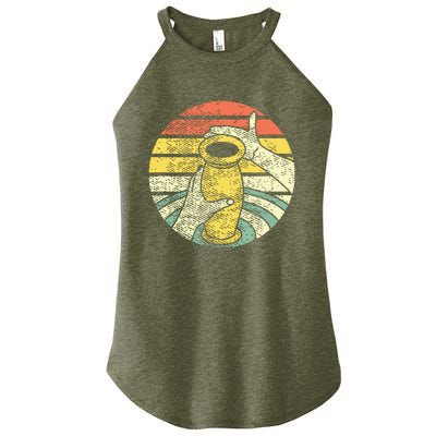 Ceramic Retro Kiln Pottery Women's Perfect Tri Rocker Tank