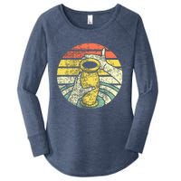 Ceramic Retro Kiln Pottery Women's Perfect Tri Tunic Long Sleeve Shirt