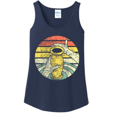 Ceramic Retro Kiln Pottery Ladies Essential Tank