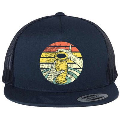 Ceramic Retro Kiln Pottery Flat Bill Trucker Hat