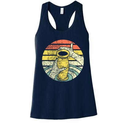 Ceramic Retro Kiln Pottery Women's Racerback Tank