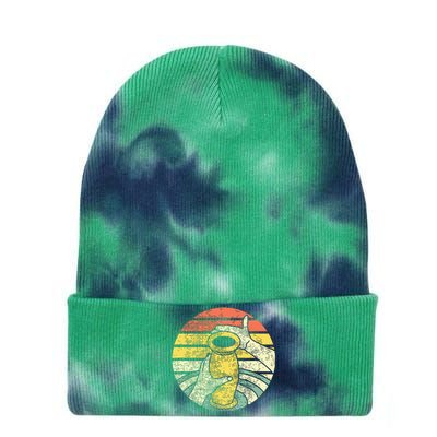 Ceramic Retro Kiln Pottery Tie Dye 12in Knit Beanie