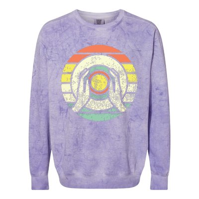 Ceramic Retro Kiln Pottery Colorblast Crewneck Sweatshirt