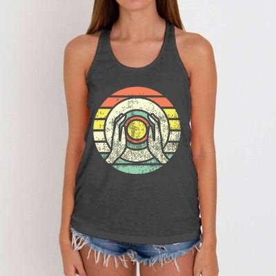 Ceramic Retro Kiln Pottery Women's Knotted Racerback Tank