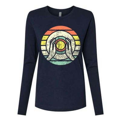 Ceramic Retro Kiln Pottery Womens Cotton Relaxed Long Sleeve T-Shirt