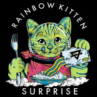 Cats Rainbow Kitten Surprise Cute Eat Retro Animals Vintage Backpack