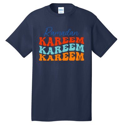 Cool Ramadan Kareem Wavy Tall T-Shirt