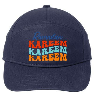 Cool Ramadan Kareem Wavy 7-Panel Snapback Hat