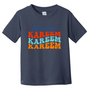 Cool Ramadan Kareem Wavy Toddler T-Shirt