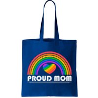 Colorful Rainbow Lgbtq Proud Mom Cool Gift Tote Bag