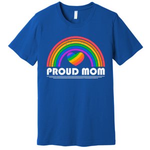 Colorful Rainbow Lgbtq Proud Mom Cool Gift Premium T-Shirt