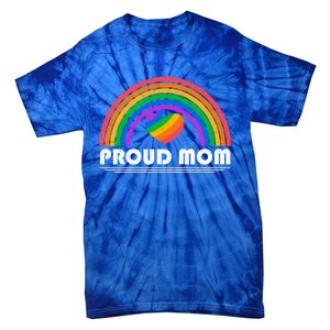 Colorful Rainbow Lgbtq Proud Mom Cool Gift Tie-Dye T-Shirt