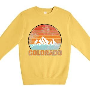 Colorado Retro Look Premium Crewneck Sweatshirt