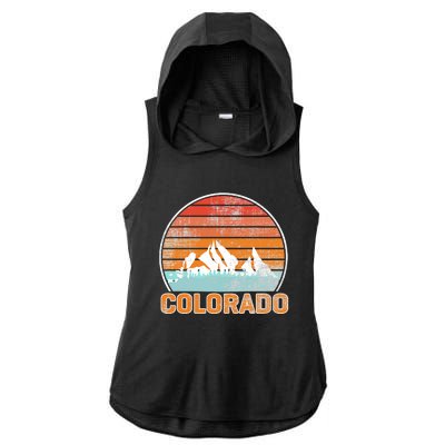 Colorado Retro Look Ladies PosiCharge Tri-Blend Wicking Draft Hoodie Tank