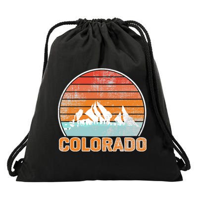Colorado Retro Look Drawstring Bag