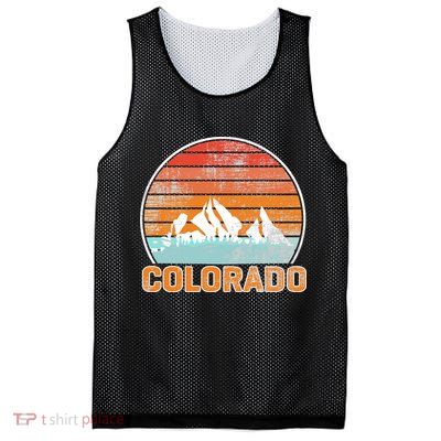 Colorado Retro Look Mesh Reversible Basketball Jersey Tank
