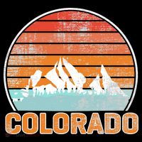 Colorado Retro Look Poster
