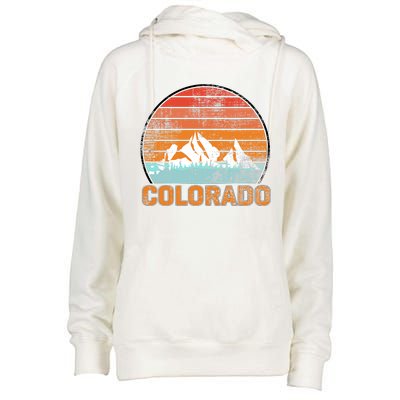 Colorado Retro Look Womens Funnel Neck Pullover Hood