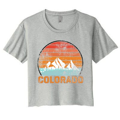 Colorado Retro Look Women's Crop Top Tee