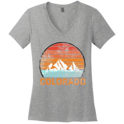 Colorado Retro Look Women's V-Neck T-Shirt