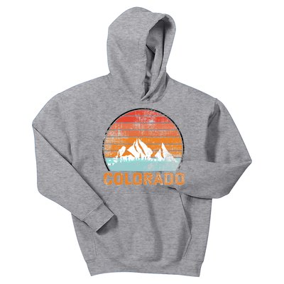 Colorado Retro Look Kids Hoodie