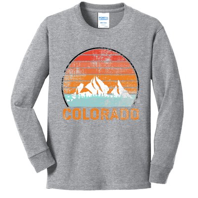 Colorado Retro Look Kids Long Sleeve Shirt