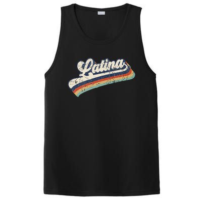 Cool Retro Latina Woman Mexican Girl Idea PosiCharge Competitor Tank