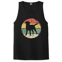 Circular Retro Labrador Owner Gift Golden Black Lab Dad Mom PosiCharge Competitor Tank