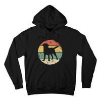 Circular Retro Labrador Owner Gift Golden Black Lab Dad Mom Tall Hoodie