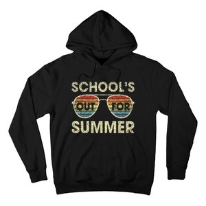 Cute Retro Last Day Of School Schools Out For Summer Teacher Hoodie