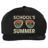 Cute Retro Last Day Of School Schools Out For Summer Teacher Wool Snapback Cap