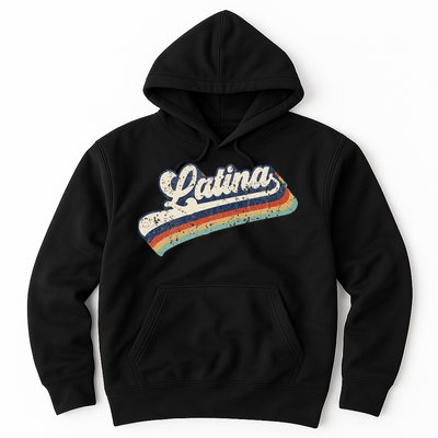 Cool Retro Latina Woman Mexican Girl Idea Hoodie