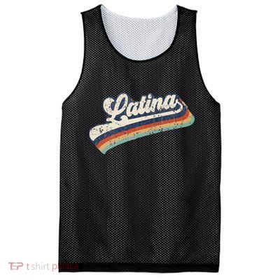 Cool Retro Latina Woman Mexican Girl Idea Mesh Reversible Basketball Jersey Tank