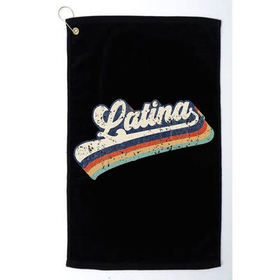 Cool Retro Latina Woman Mexican Girl Idea Golf Towel