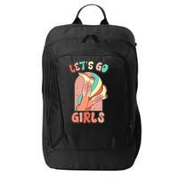 Cute Retro Lets Go Cowgirl Bachelorette Bridesmaids Party City Backpack