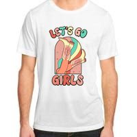 Cute Retro Lets Go Cowgirl Bachelorette Bridesmaids Party Adult ChromaSoft Performance T-Shirt