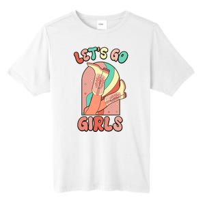 Cute Retro Lets Go Cowgirl Bachelorette Bridesmaids Party Tall Fusion ChromaSoft Performance T-Shirt