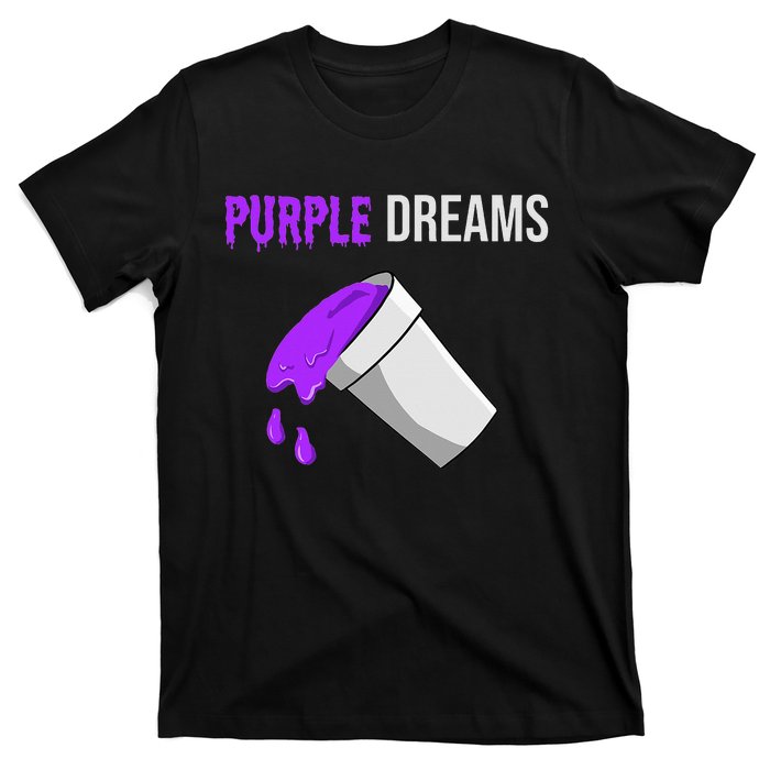 Codeine Rap Lean Cough Juice Purple Drank T-Shirt