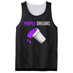 Codeine Rap Lean Cough Juice Purple Drank Mesh Reversible Basketball Jersey Tank