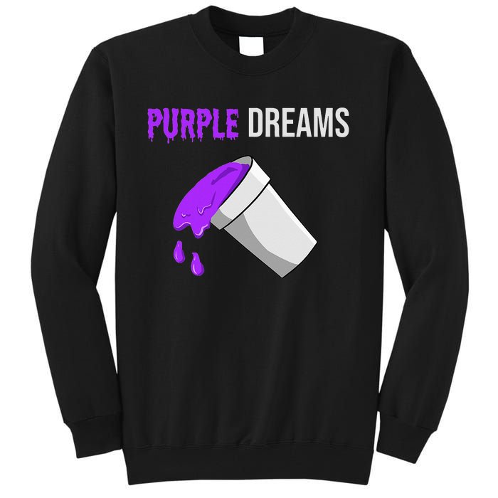 Codeine Rap Lean Cough Juice Purple Drank Tall Sweatshirt