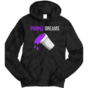 Codeine Rap Lean Cough Juice Purple Drank Tie Dye Hoodie