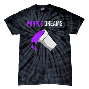 Codeine Rap Lean Cough Juice Purple Drank Tie-Dye T-Shirt