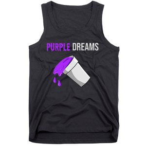 Codeine Rap Lean Cough Juice Purple Drank Tank Top