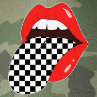 Checkerboard Red Lips Checkered Tongue Out Legacy Tie Dye Trucker Hat